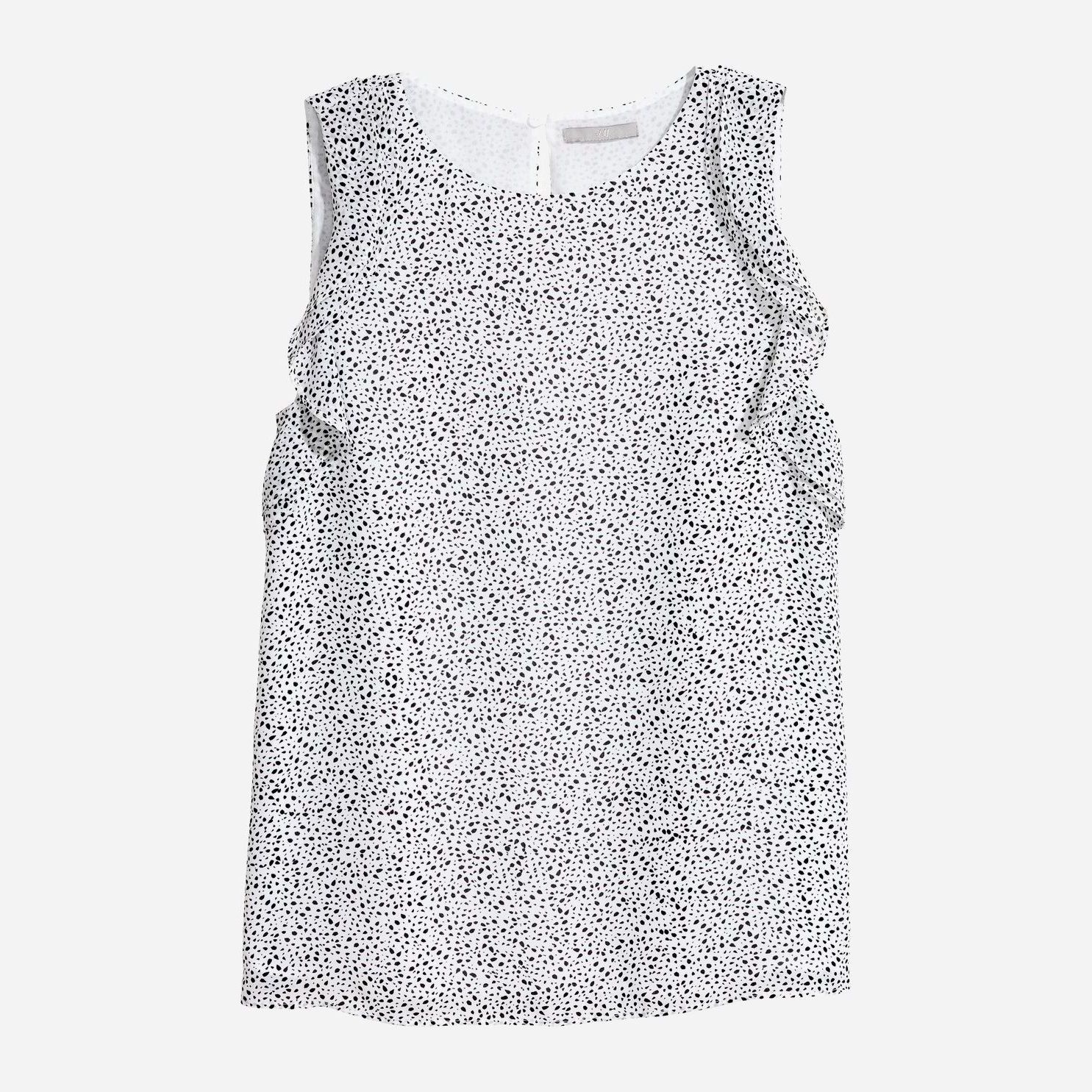 

Блузка H&M 0510791-01  Белая, Блузка H&M 0510791-01 34 Белая