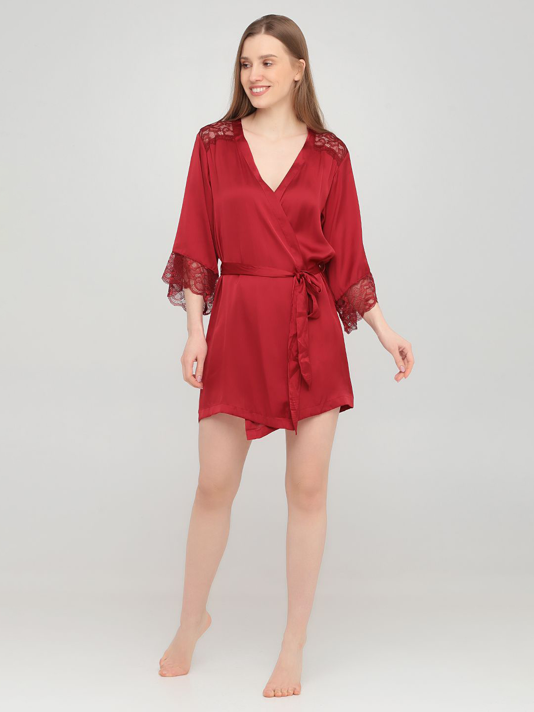 

Халат H&M 0756318 - Бордовый, Халат H&M 0756318 XS-S Бордовый