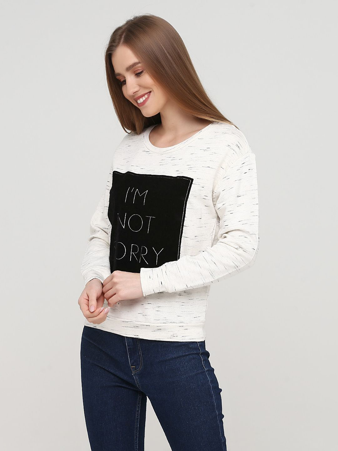 

Свитшот H&M 0325643-01  Молочный, Свитшот H&M 0325643-01 S Молочный