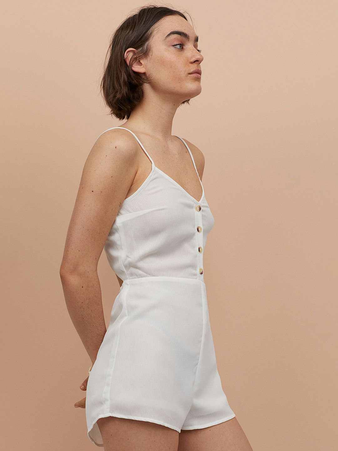 

Комбинезон H&M 0742084-01  Белый, Комбинезон H&M 0742084-01 44 Белый