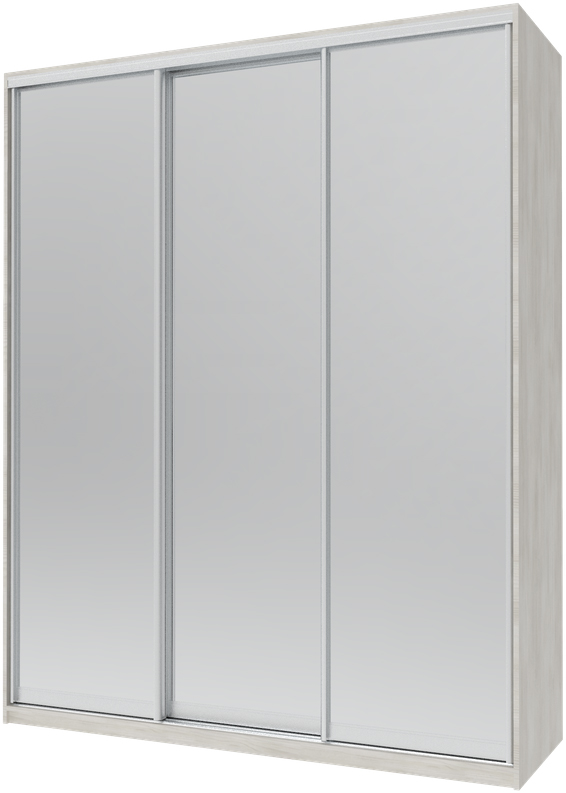 

Шкаф купе Сити Лайт Doros under the order Белое дерево 3 Зеркала 180х60х225 см