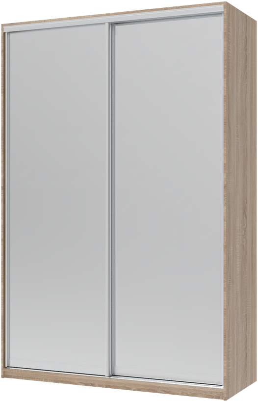 

Шкаф купе Сити Лайт Doros under the order Дуб сонома 2 Зеркала 150х60х225 см