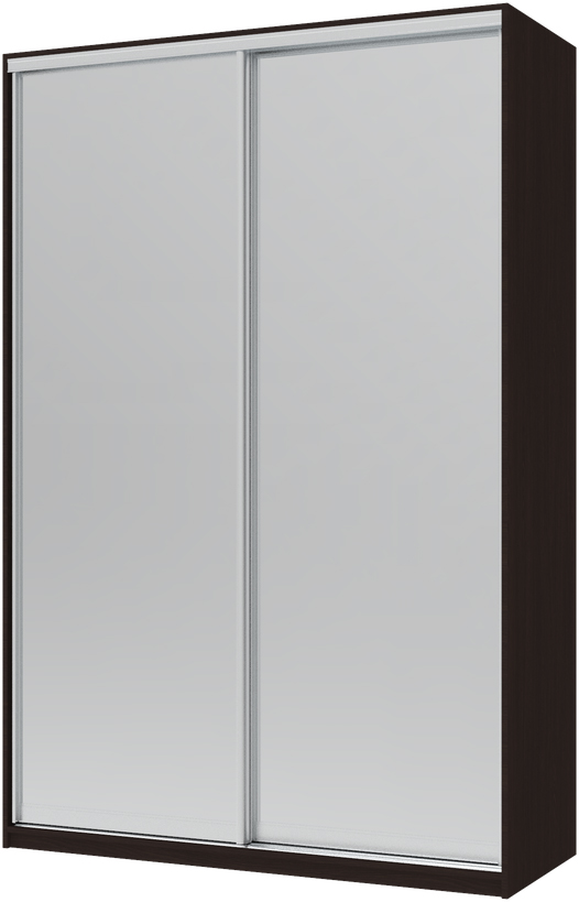 

Шкаф купе Сити Лайт Doros under the order Венге 2 Зеркала 150х60х225 см