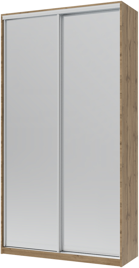 

Шкаф купе Сити Лайт Doros under the order Тахо 2 Зеркала 120х60х225 см