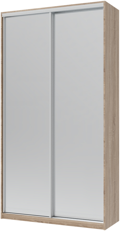 

Шкаф купе Сити Лайт Doros under the order Дуб сонома 2 Зеркала 120х60х225 см