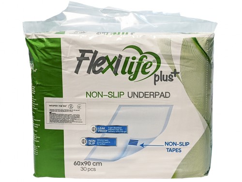 

Одноразові підкладні пелюшки Flexi life plus 60х90 см 30 шт