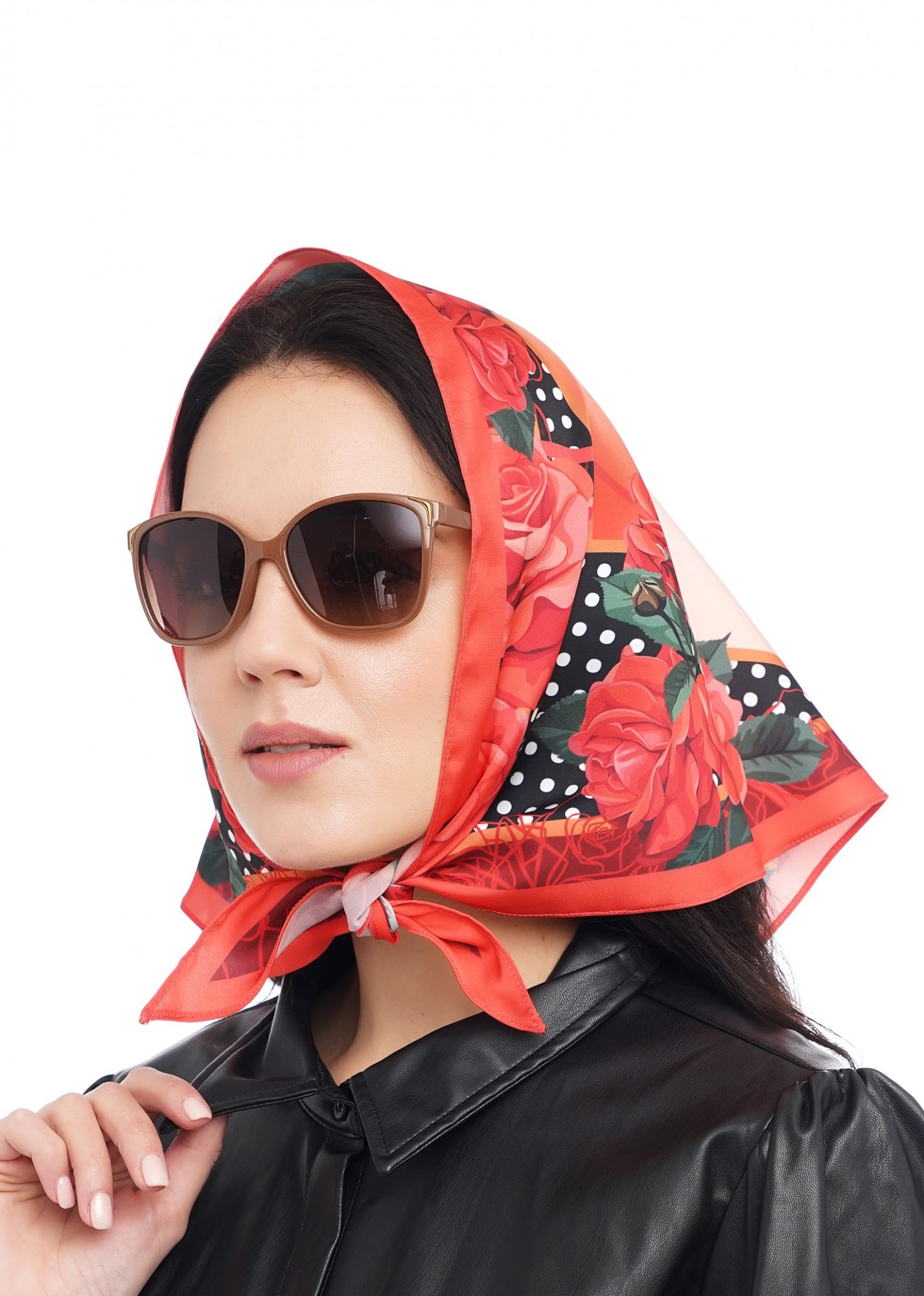 

Дизайнерская шелковая косынка "Танец" от MyScarf