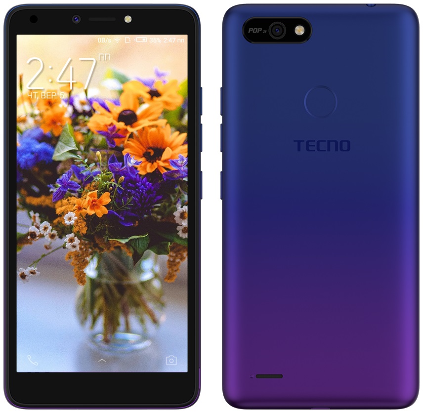 

Смартфон TECNO POP 2F (B1G) 1/16GB Dawn Blue