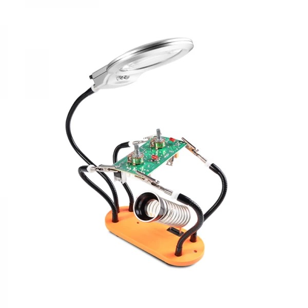 

Держатель "Третья рука" Magnifier MG185, увел.- 4Х , диам.- 90мм с Led