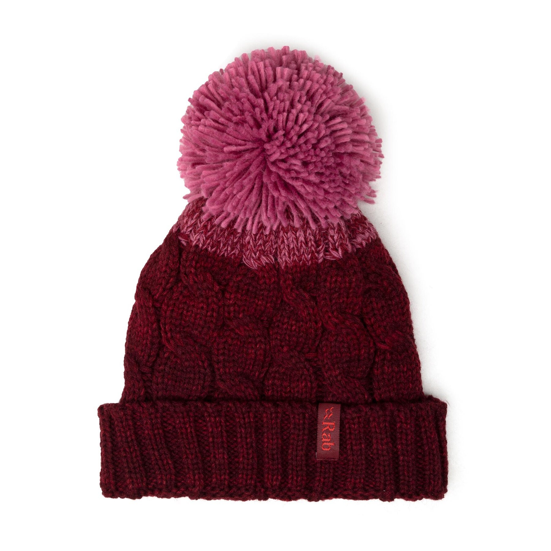 

Шапка Rab Braid Beanie Розово-бордовый