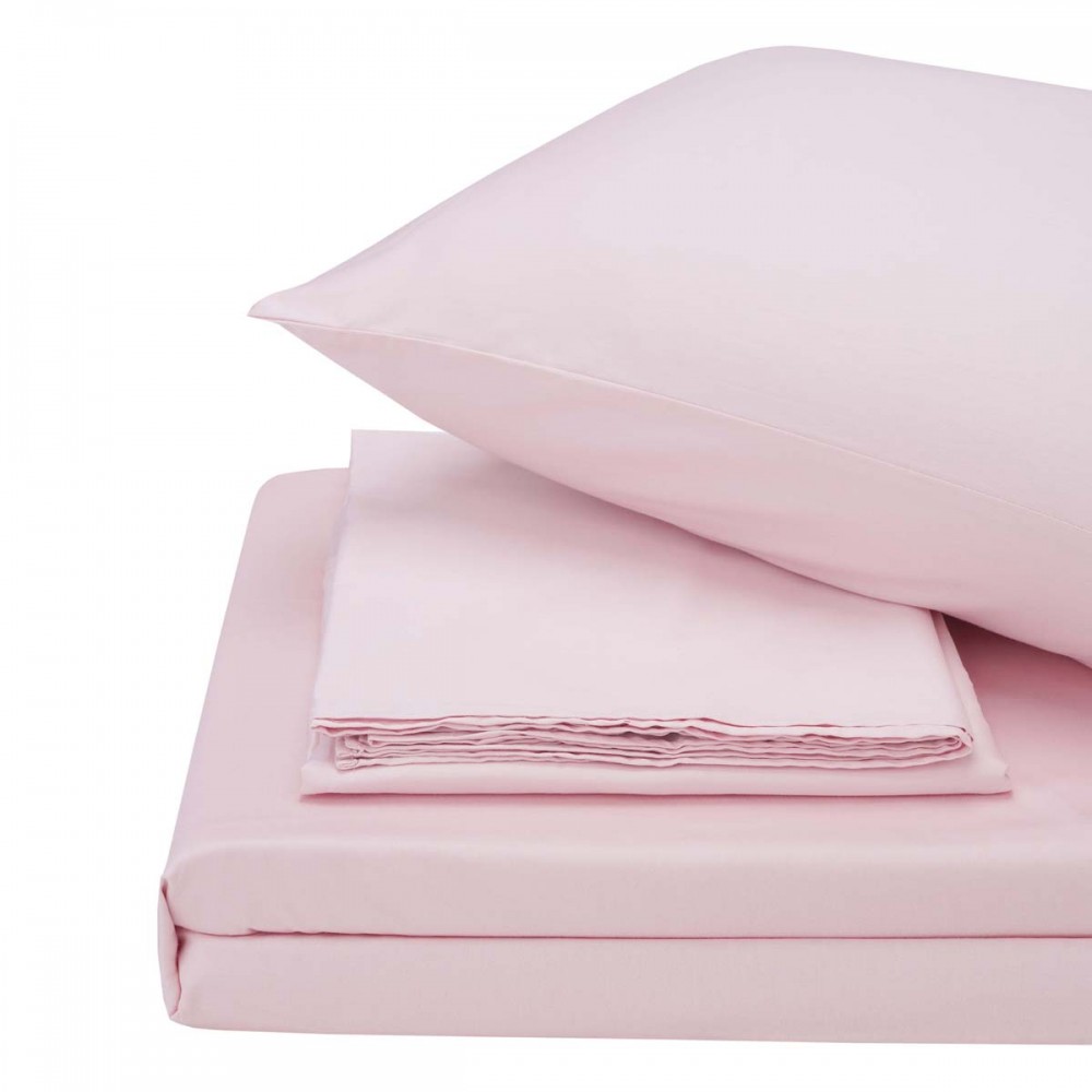 

Комплект постельного белья из сатина Florium Rose пудра SoundSleep евро