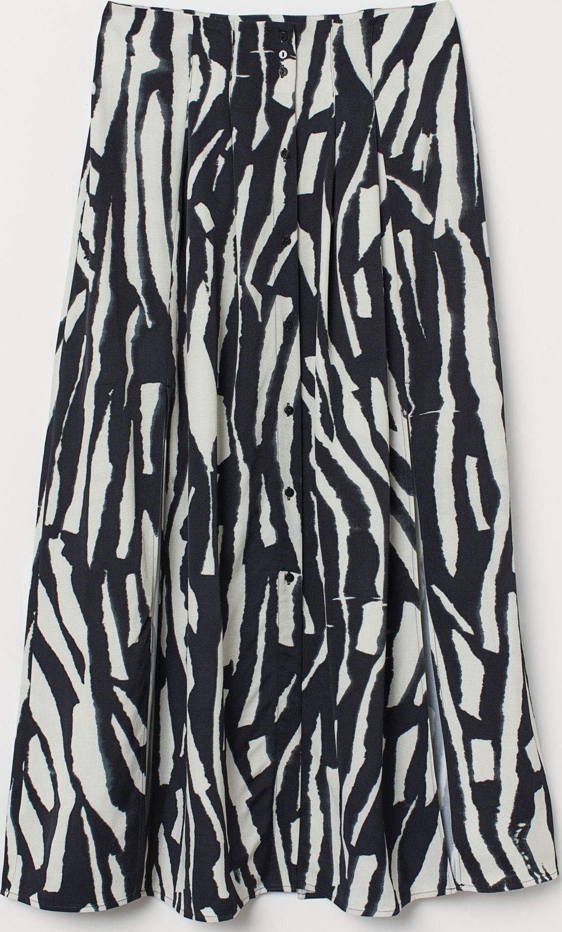 

Юбка H&M 2312-8400291 38 Черная с серым