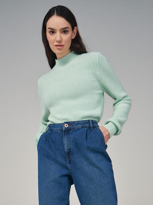 

Свитер O'STIN Studio LK2215-42  Ментоловый, Свитер O'STIN Studio LK2215-42 M Ментоловый