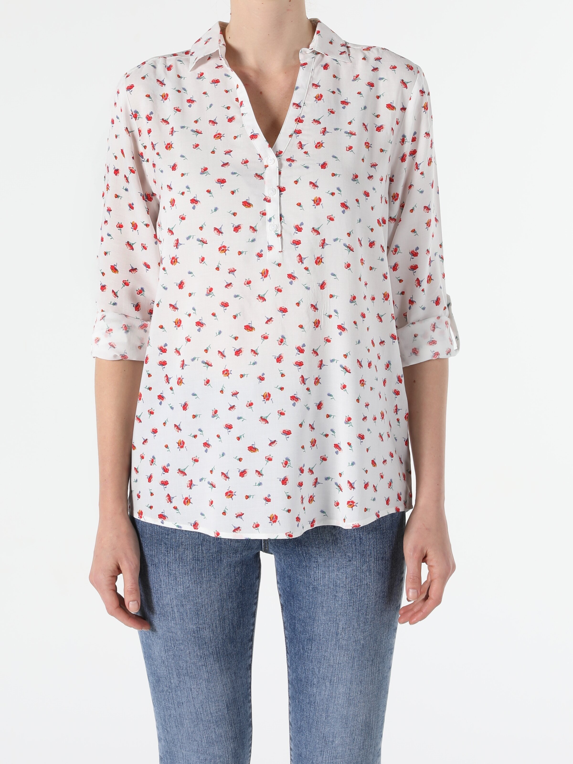 

Блузка Colin's CL1054199  White, Блузка Colin's CL1054199 L White