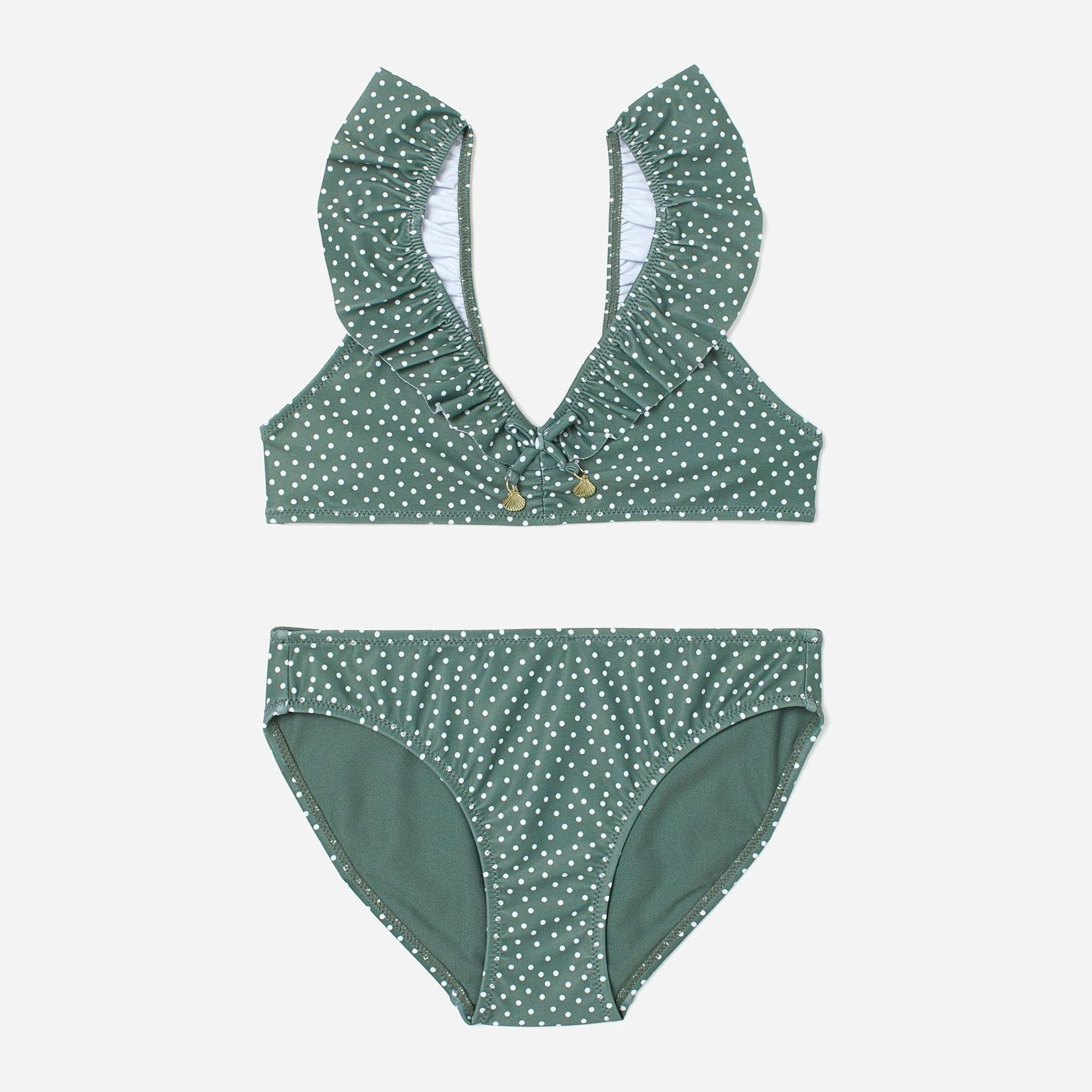 

Купальник раздельный H&M 902-867588 158-164 см Зеленый/Горох