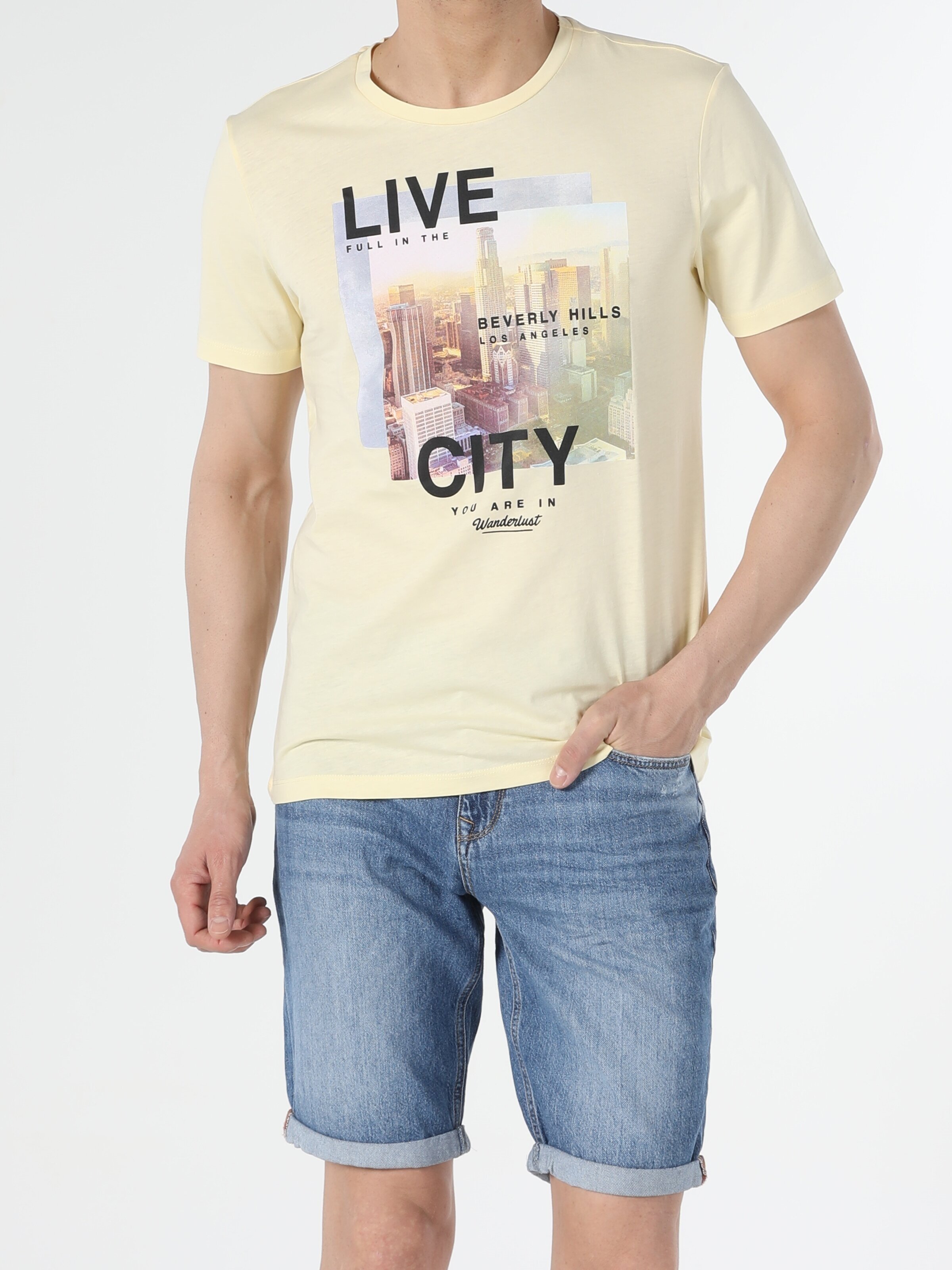 

Футболка Colin' CL1054418  Sun Yellow, Футболка Colin's CL1054418 S Sun Yellow