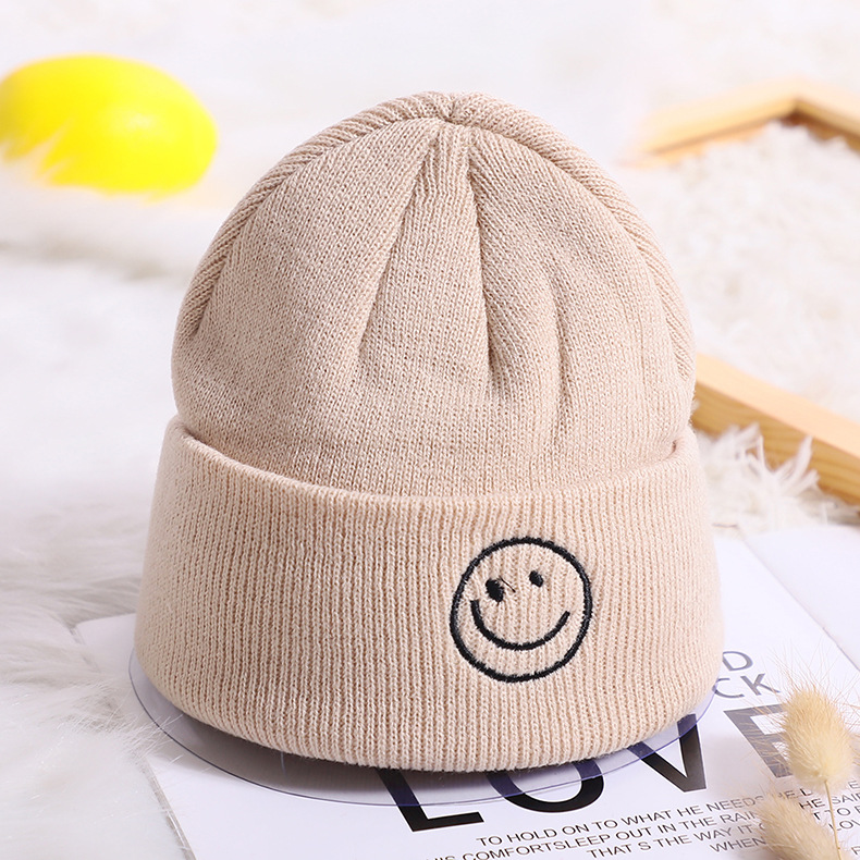 

Шапка детская однотонная Smile 46-50см Бежевый