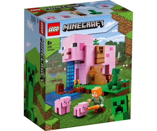 

Конструктор LEGO Minecraft Дом-свинья (21170)