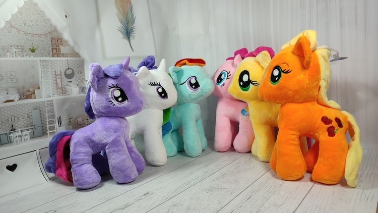 

Набор Пони Мягкие игрушки (ME Little Pony) Комплект 6 игрушек 22 см.