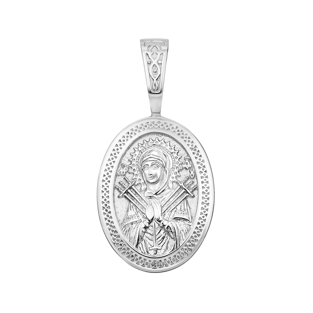 

Серебряная ладанка Божия Матерь Семистрельная 000146331