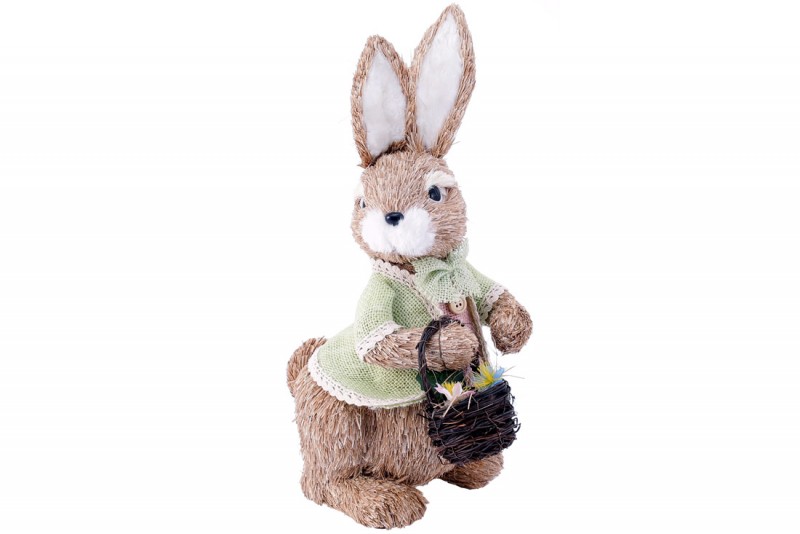 

Декоративная фигурка BonaDi Заяц с корзиной NY27-914, 36см (MR44185)