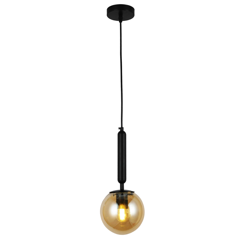

Люстра подвесная Light House LS-17183-1 BK+BR черная