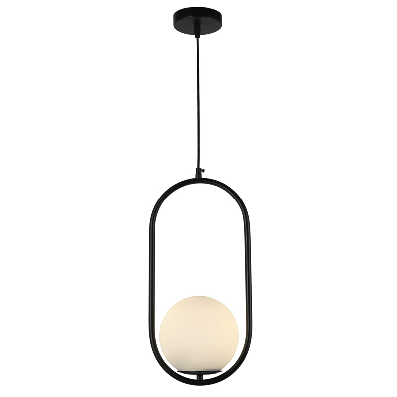 

Люстра подвесная Light House LS-17190-1 BK+WH черный + белый