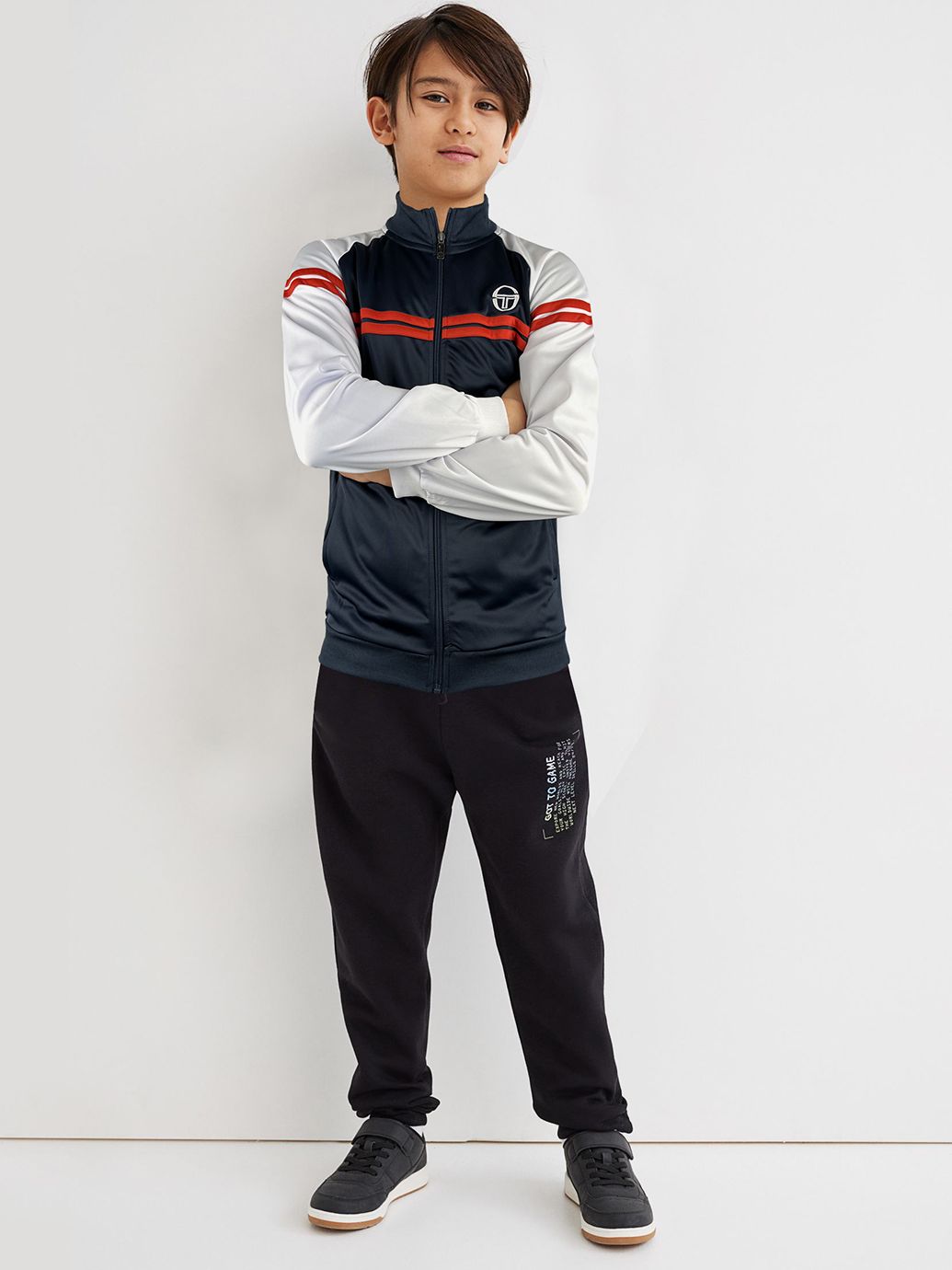 

Толстовка Sergio Tacchini ttg01329b51 176 см Темно-синяя