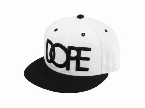 

Бейсболка DOPE Белый чёрный One sizе