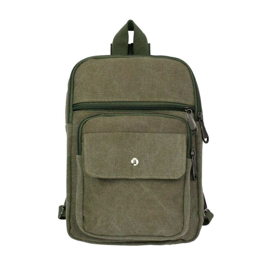 

Рюкзак холщовый HikeUp Сarol 30х25х15 см Хаки зелёный