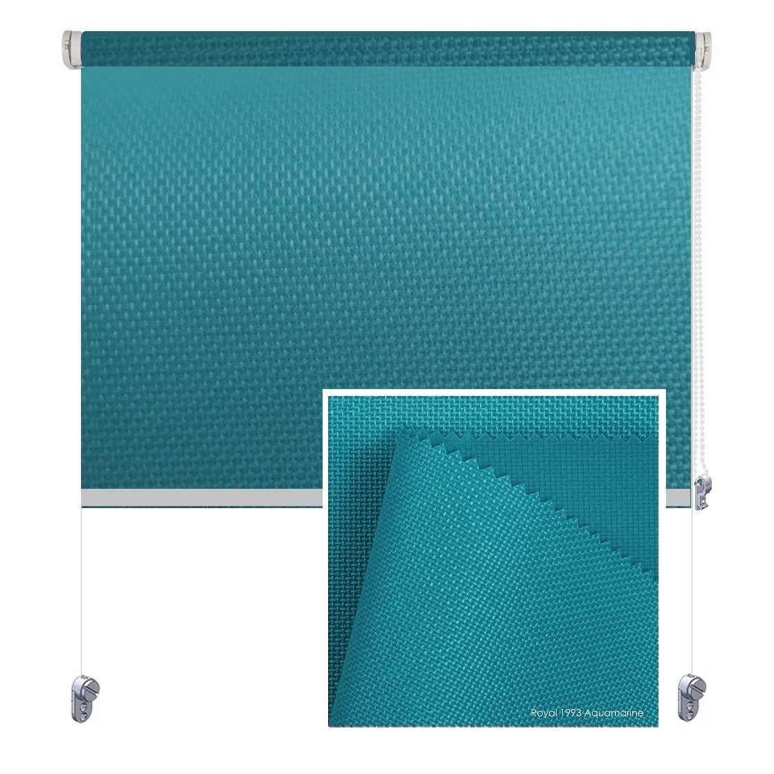 

Тканевая роллета ROLGROUP Mini Set Royal 100x160 аквамарин