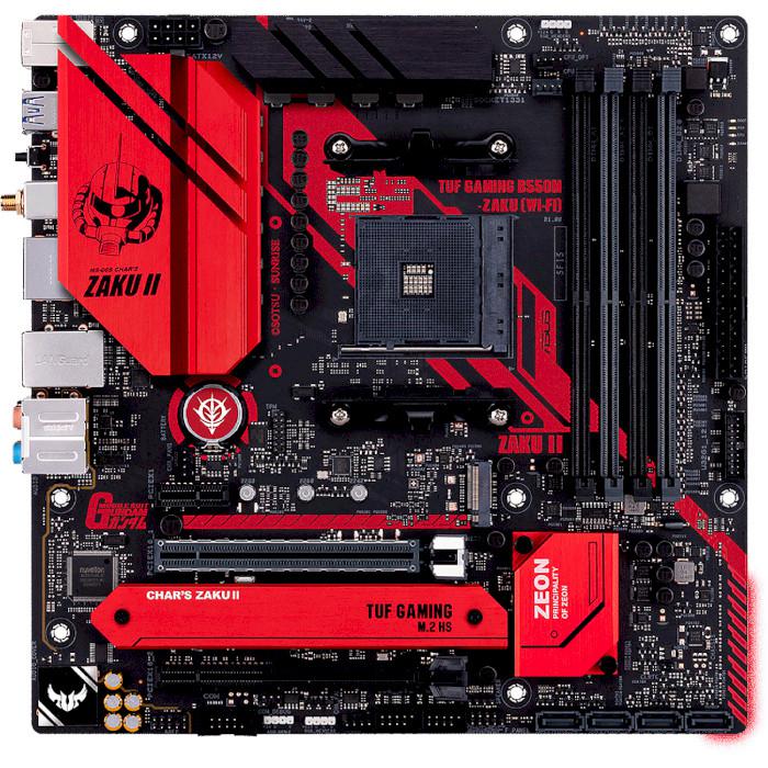 

Материнська плата ASUS TUF Gaming B550M (Wi-Fi) Zaku II Edition (TUF GAMING B550M-ZAKU WI)