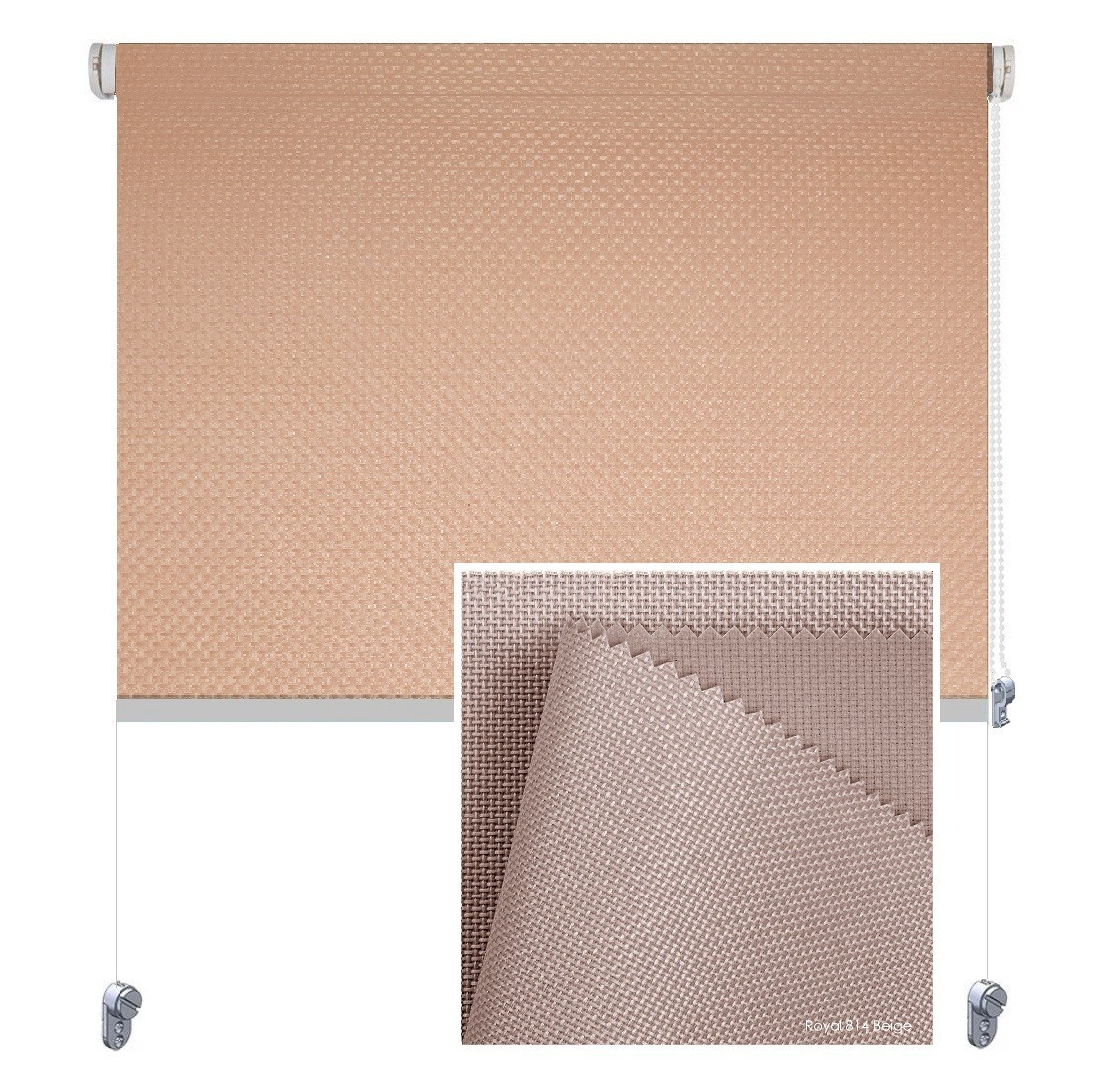 

Тканевая роллета ROLGROUP Mini Set Royal 120x160 бежевая
