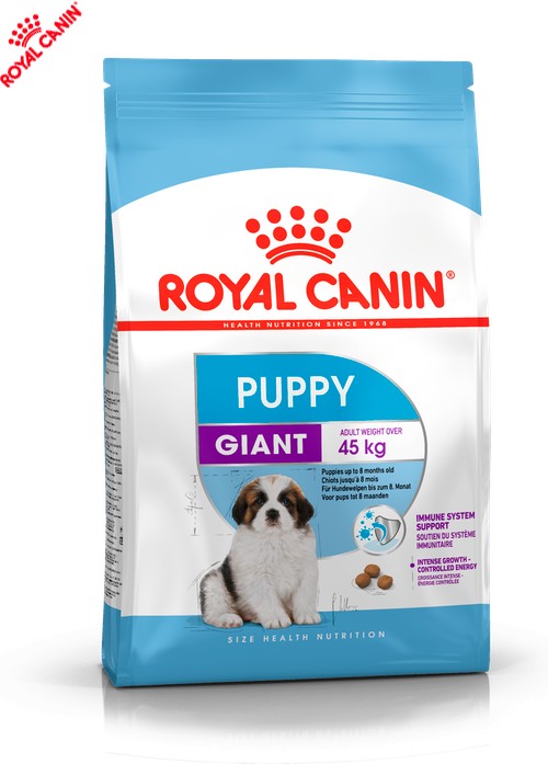 

Сухой полнорационный корм Royal Canin Giant Puppy - сухой корм для щенков гигантских пород от 2 до 8 мес. 15 кг (3030010)