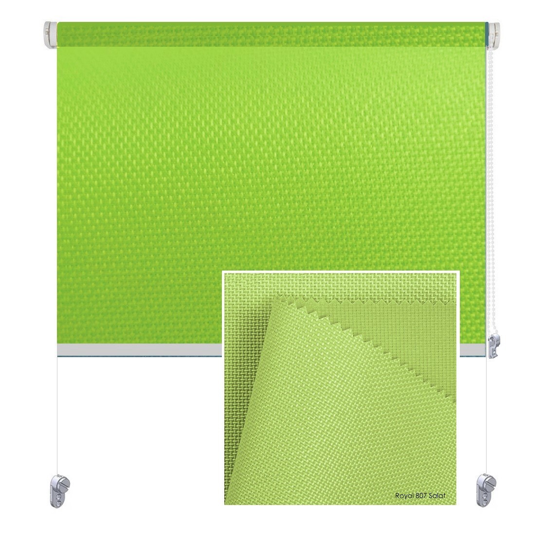 

Тканевая роллета ROLGROUP Mini Set Royal 80x160 салатовый