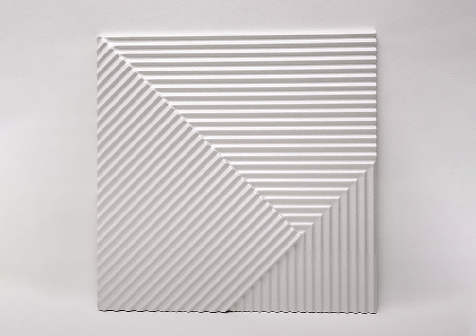 

Гипсовые 3D панели "Lines Premium" White 500*500*25 мм