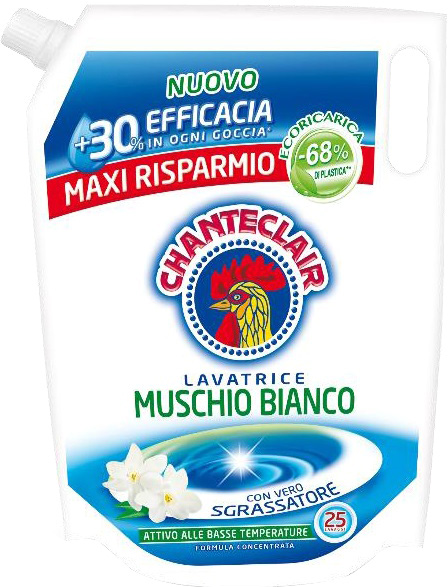

Гель для стирки ChanteClair аромат белый мускус 1.250 л