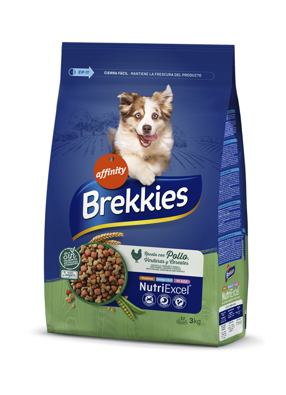 

Сухой корм Brekkies Dog Chicken для собак с курицей 3 кг