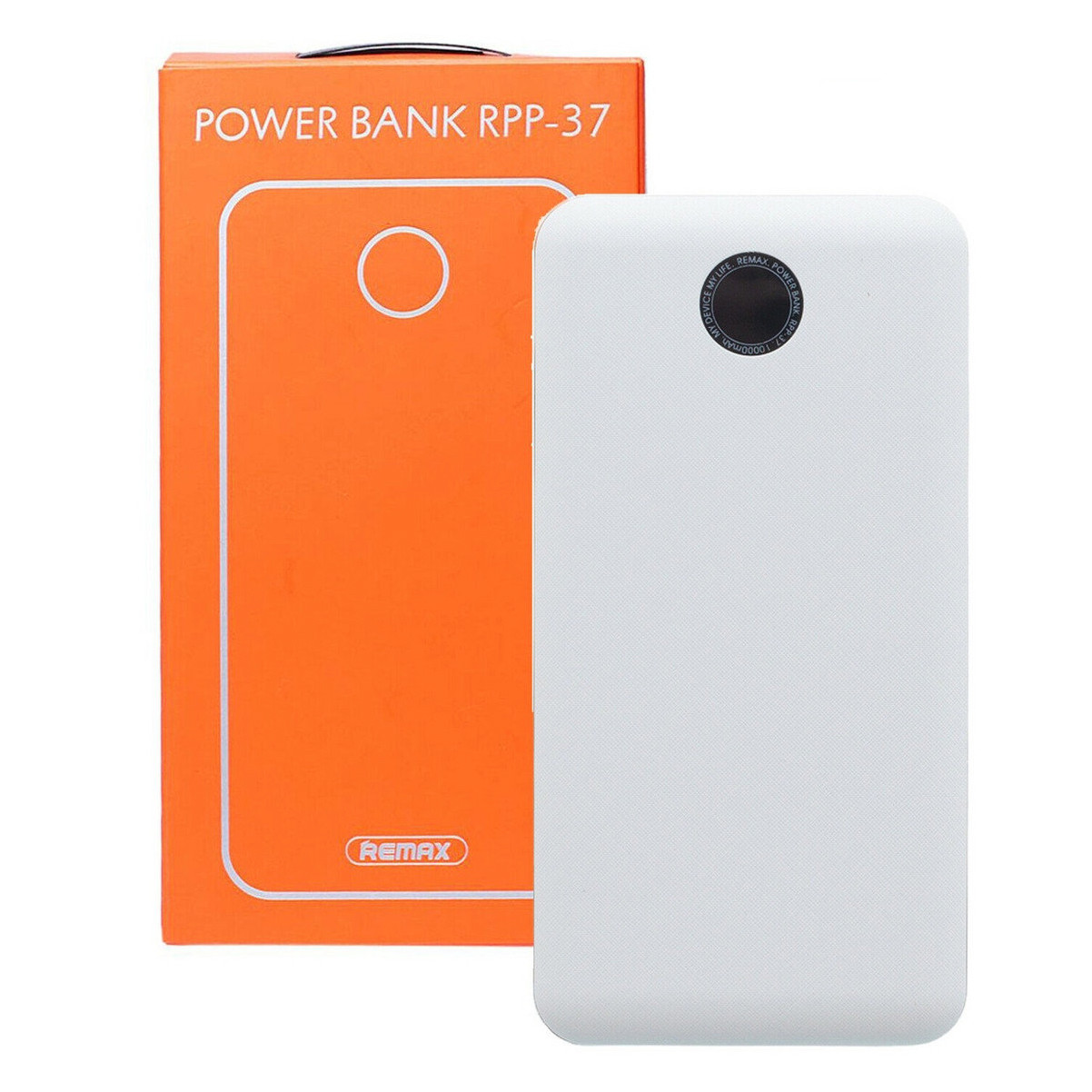 

Портативное зарядное устройство (Power Bank) Remax Energy Eye RPP-37 10000 mAh, White