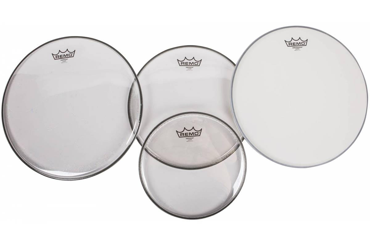 

Набор пластиков Remo ProPack (10',12',14' Clear BE, 14" Ambassador Coated)