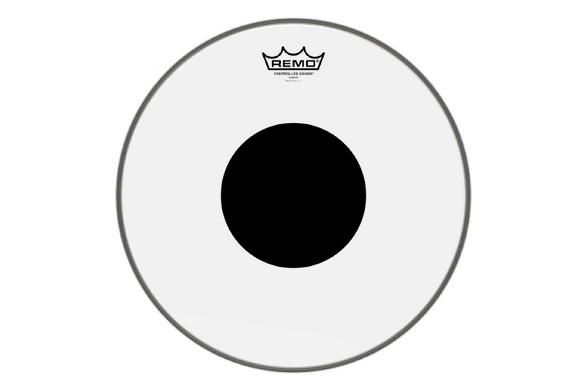 

Пластик для барабана Remo CS 14" CLEAR BLACK DOT