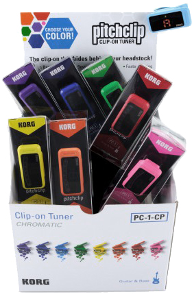 

Набор разноцветных тюнеров Korg PITCHCLIP PC1 CP