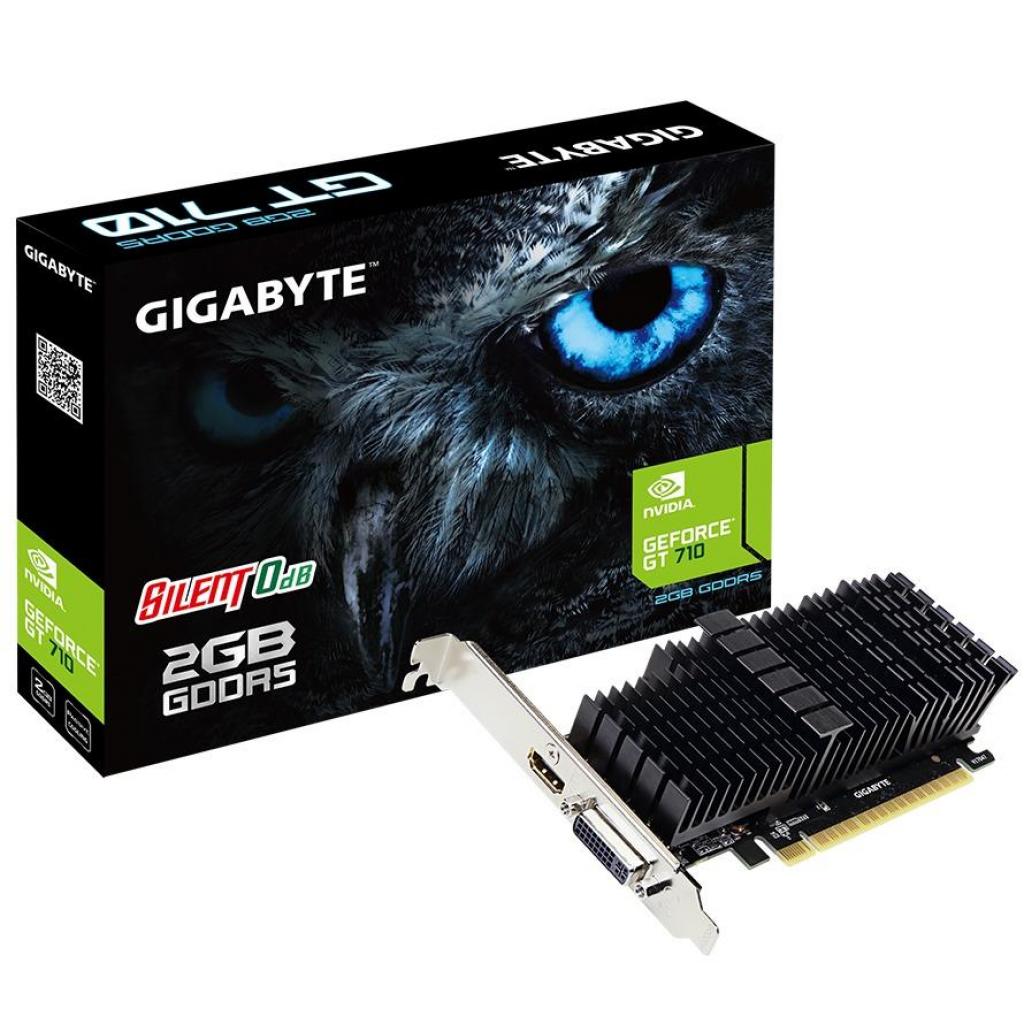 

Видеокарта GIGABYTE GeForce GT710 2048Mb SILENT (GV-N710D5SL-2GL)