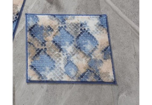 

Коврик для ванной Confetti Snakeskin Mavi 50x57 Разноцветный