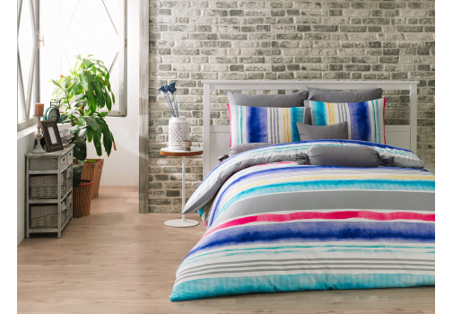 

Комплект постельного белья Majoli Tempera v2 200x220 Разноцветный