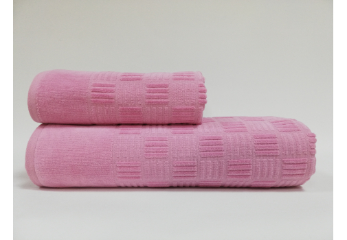 

Набор полотенец Class Demore Pink 50x90+90x150 Розовый