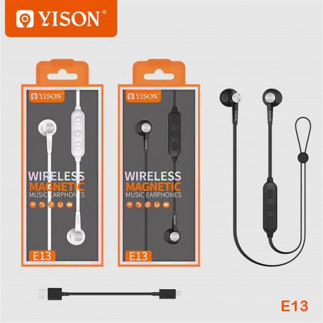 

Bluetooth наушники Yison E13 Black