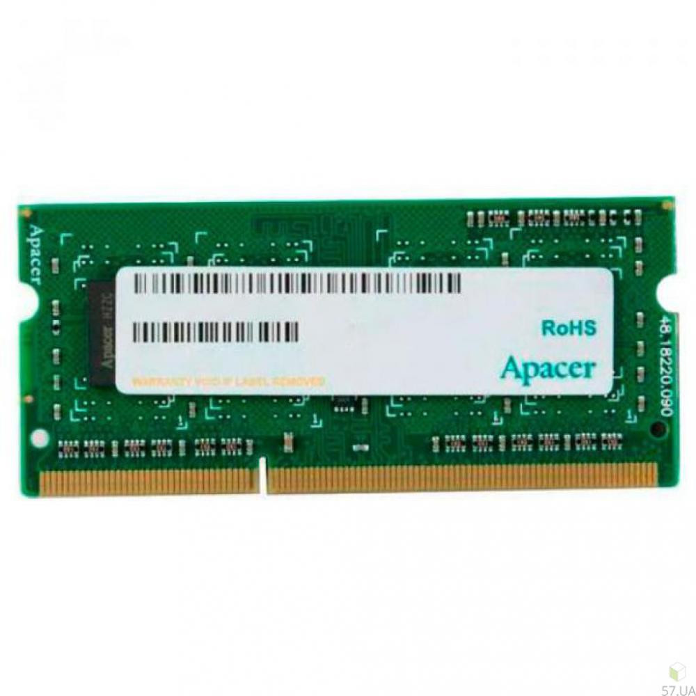 

Apacer 4 GB SO-DIMM DDR3 1600 MHz (DS.04G2K.KAM)