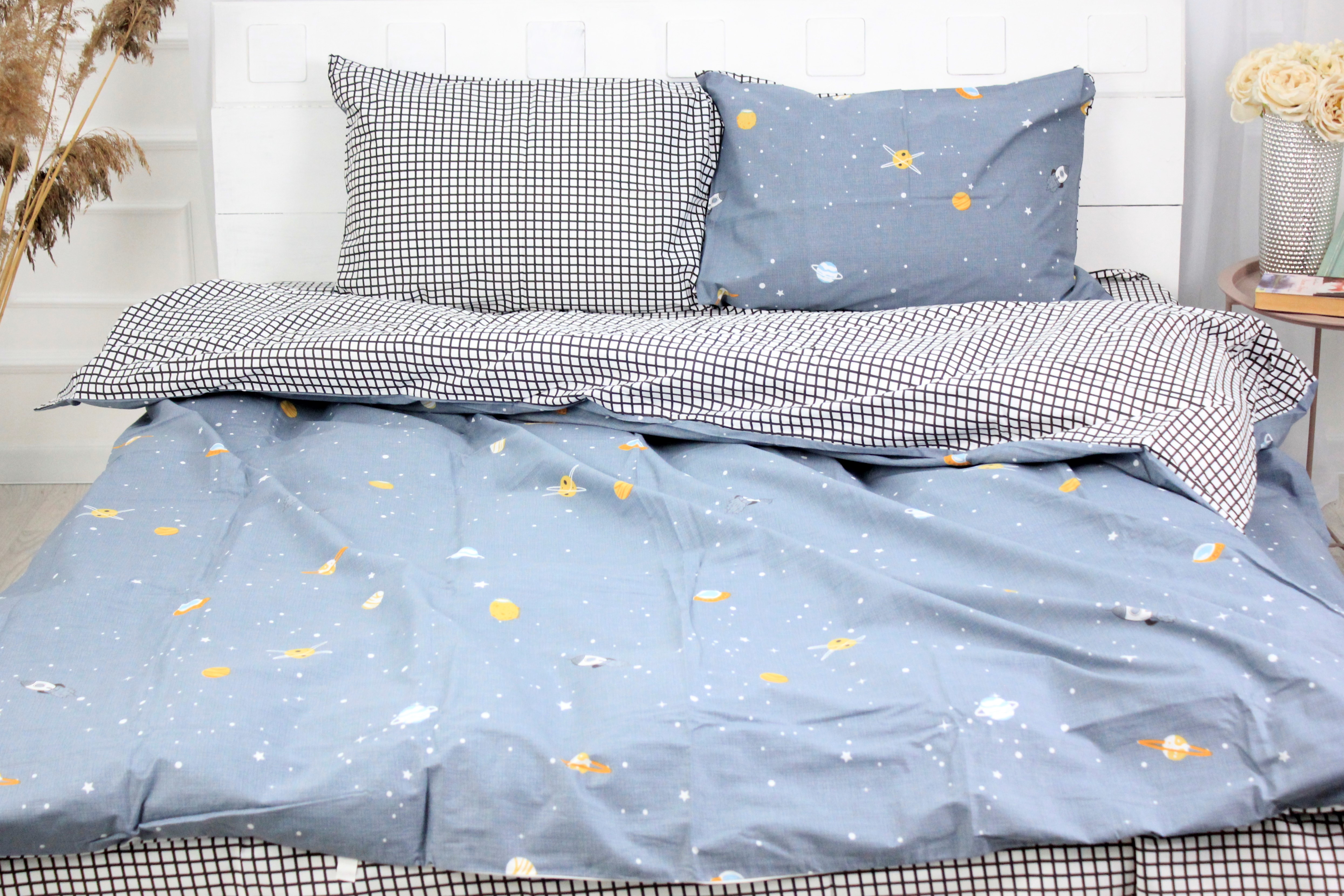 

Комплект постельного белья MirSon Бязь Ranforce Elite 17-0429 Space Полуторный