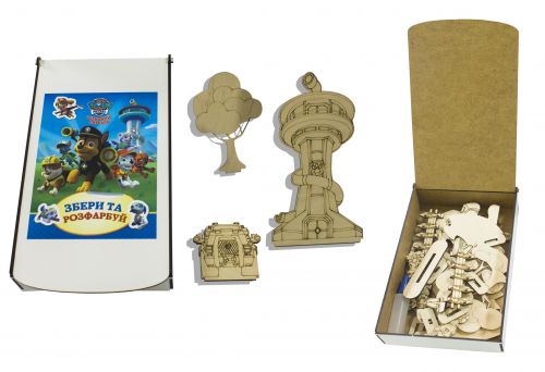 

Игра разрисовка-пазл BBMToys "Щенячий патруль"